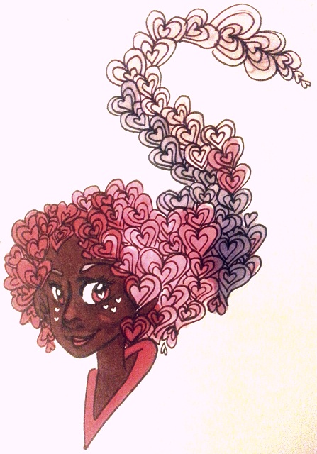 Princess Heart Hair by Kathryn Reid