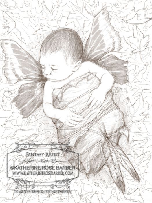 Baby Fairy by Katherine Rose Barber
