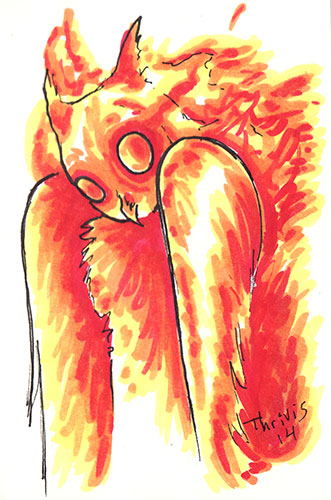 Fire Owl by Miss Harm