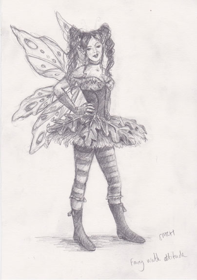 Fairy With Attitude by Sue Rundle-Hughes