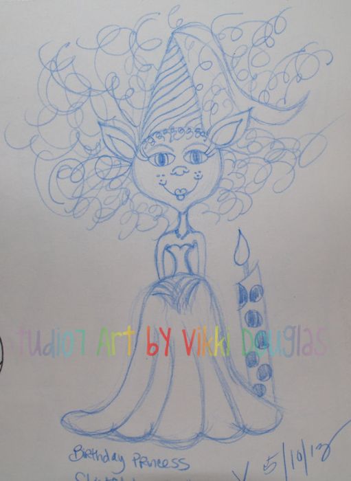 Hobbit Birthday Princess by Vikki Douglas
