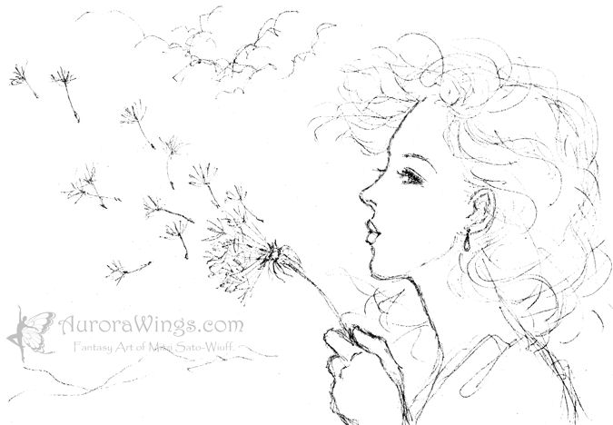 Dandelion Wishes by Mitzi Sato-Wiuff