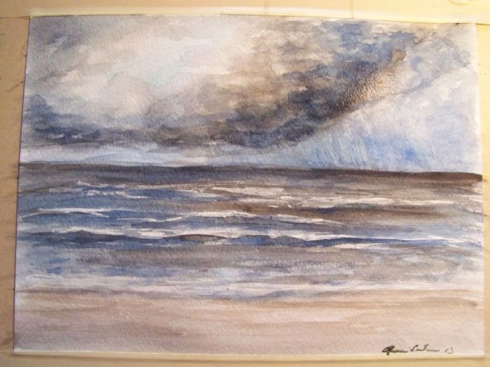 Stormy seas by Renee Erickson