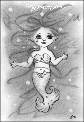 Mini Mermaid by katerina Koukiotis