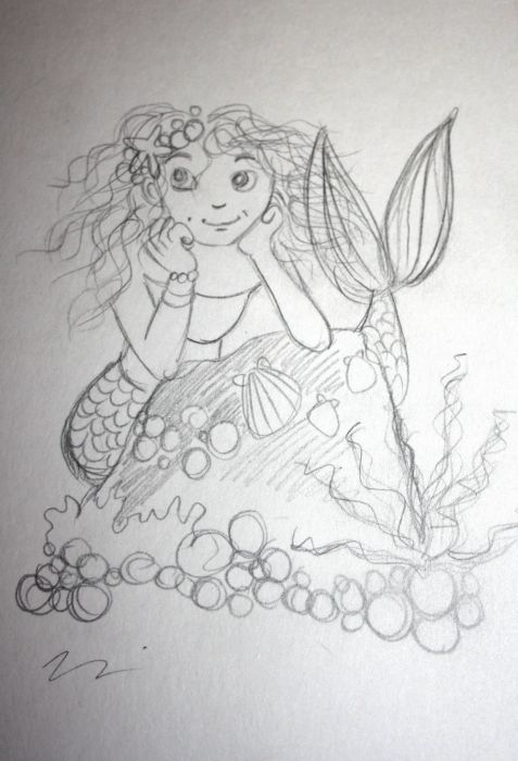 Cheeky mermaid by Niina Niskanen