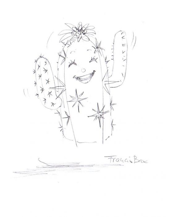 Happy Little Cactus by Francis Bax