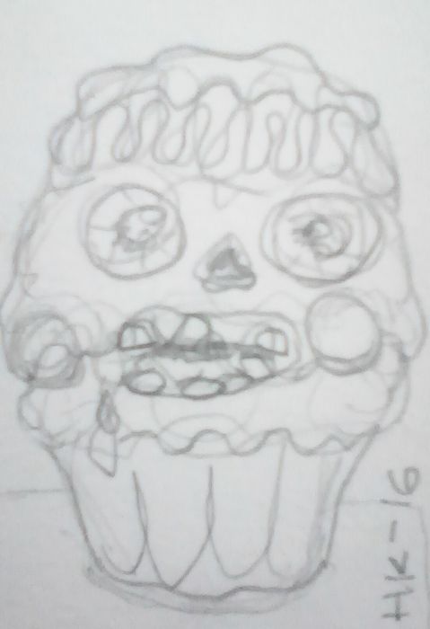 Zombie Cupcake  by Harkalya Reveur