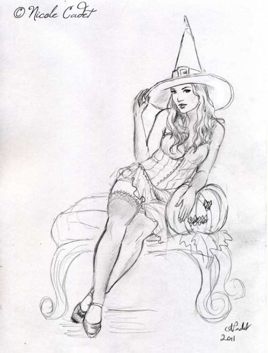 Sexy Witch by Nicole Cadet