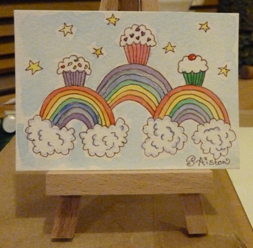Cupcakes on Rainbows by Sarah Aiston