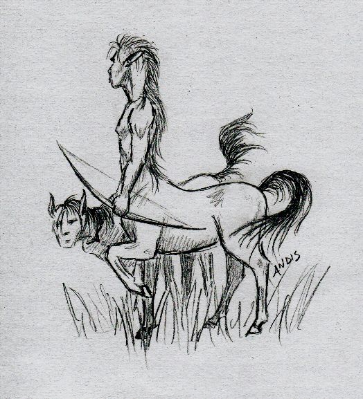 hunting centaurs by Andis