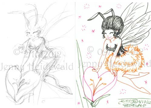 Bee my Valentine by Jenny Heidewald