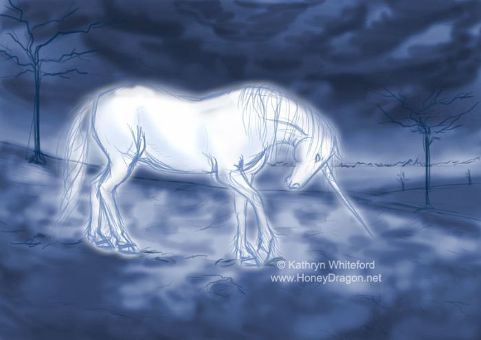 Lonely Unicorn by Kathryn Whiteford