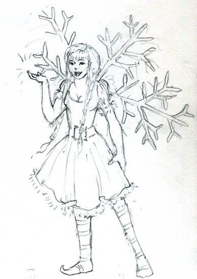 Snowflake Fairy by Ellen Million