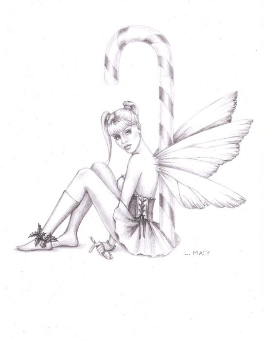Candy Cane Fairy by Laura Macy