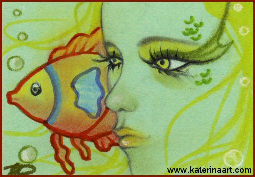 Tropical Fish Fairy by katerina Koukiotis
