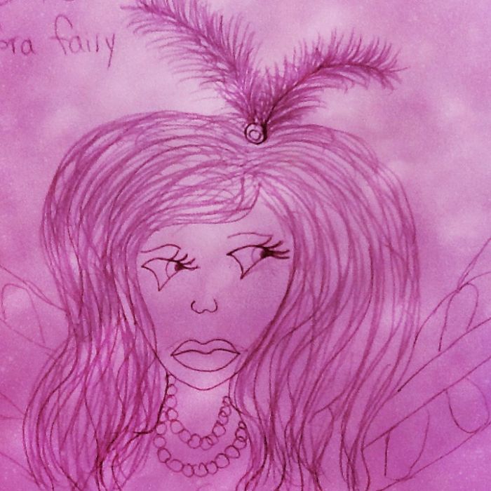 Mardi Gras Fairy by ElmaBree