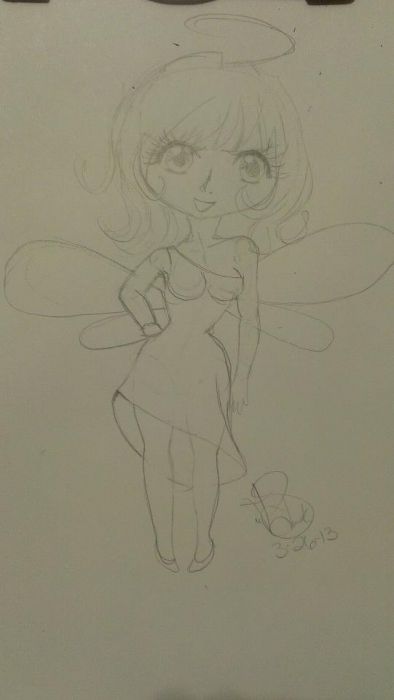 Fairy with Dragonfly wings by Miss Ava
