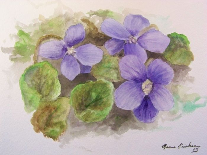 Violets by Renee Erickson