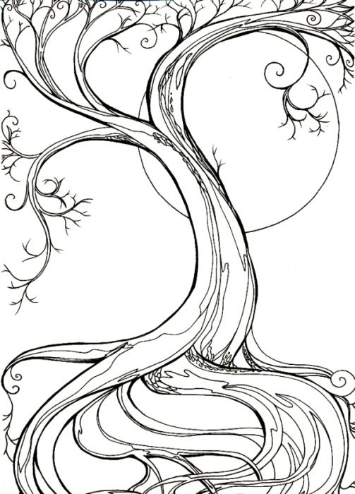 Swirling Tree by Kathy Nutt