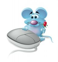 mouse in love