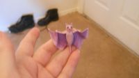 a bat made up for halloween
