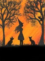 The Witch & her Cats