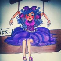 Purple Haired Doll