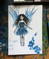 Forget me not faery