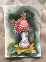 Snails and mushroom