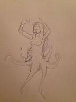 Octo-mermaid sketch