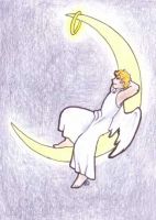 Crescent Moon Angel