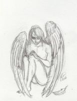 Brooding angel