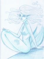 Winter mermaid