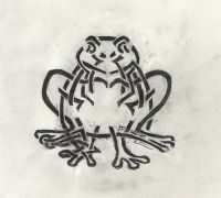 Celtic frog WIP