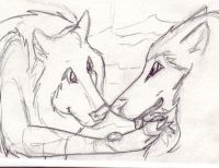 Werewolf Eskimo Kisses ATC