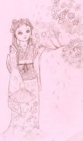 Cherry blossom princess