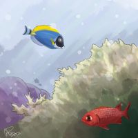 Red fish, blue fish? 