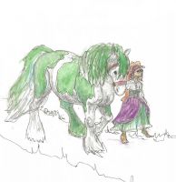 Green Vanner and  friend