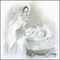 Mary's Newborn Son