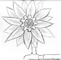 Clockwork flower