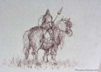 Viking On Horseback