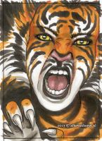 Tiger facepaint